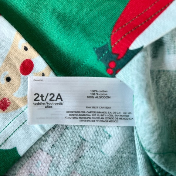 NWOT Boy’s Carter’s Christmas Pajamas - Picture 4 of 8